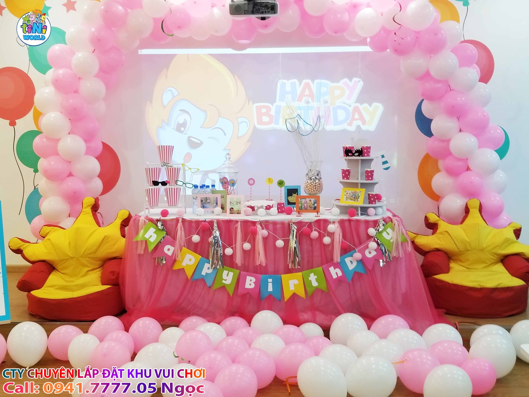 Dịch vụ tổ chức tiệc sinh nhật cho bé trọn gói tại TPHCM  tiNiWorld